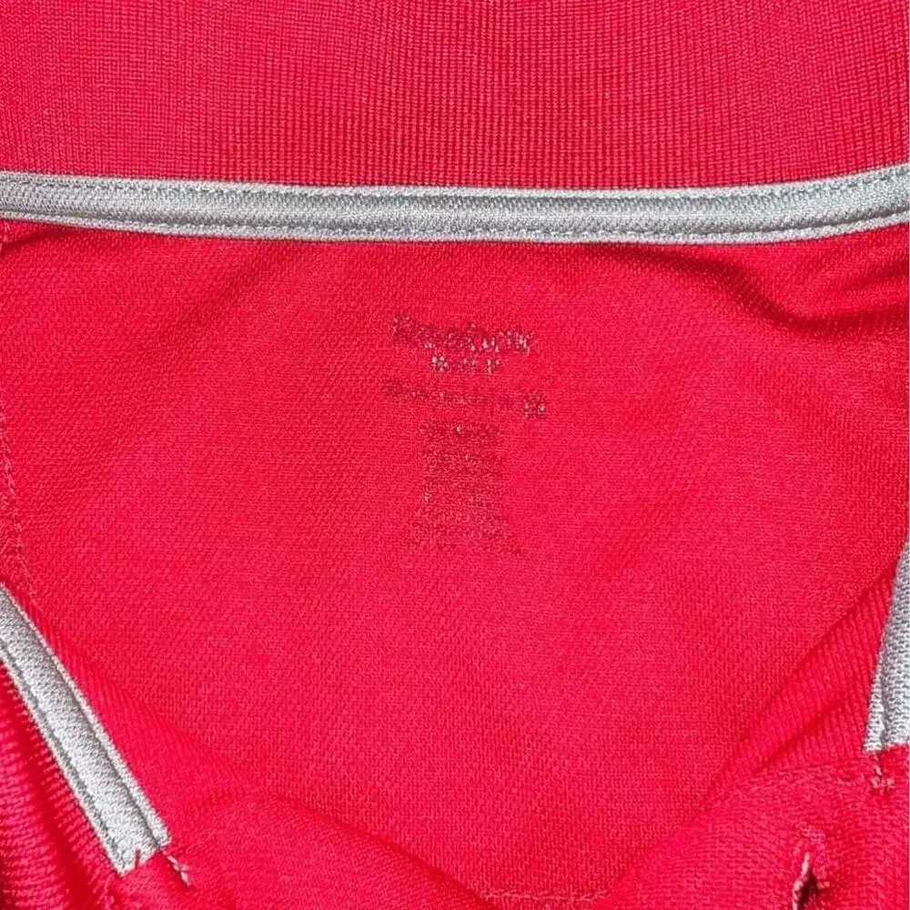 Men's Reebok Red Polo Shirt Size XL - Picture 3 of 3
